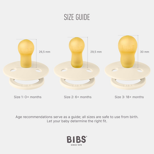 BIBS COLOUR suzete de calmare 2pack din cauciuc 0-6 luni