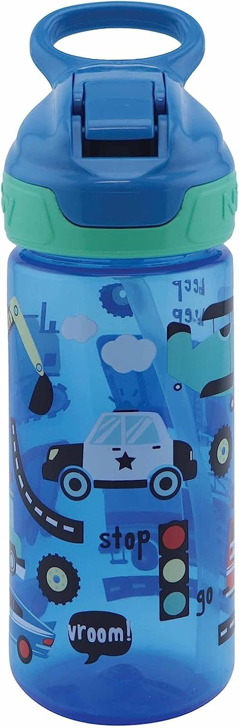 NUBY Flip-it Cup cană tritan anti-vărsare cu pai și muștiuc 3 l+ 360 ml