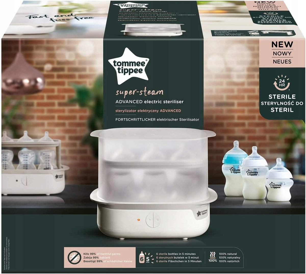 Sterilizator electric cu aburi TOMMEE TIPPEE
