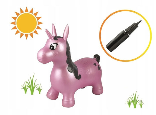 LEXIBOOK GUMMIE EENHOORN HOPPER 57 cm + pomp
