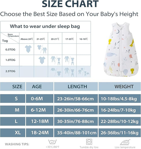 MOSEBEARS sacco nanna 2,5TOG 12-18 mesi