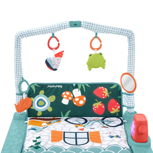 FISHER-PRICE 3 az 1-ben játszószőnyeg, oktató Felfedező Ház