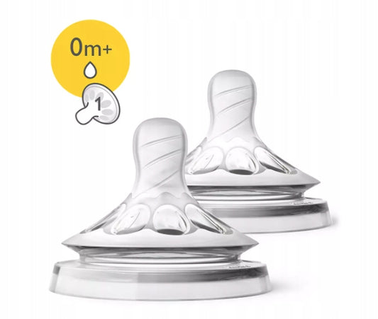 PHILIPS AVENT Natural cumlíky na fľašu 0 mes.+ x2