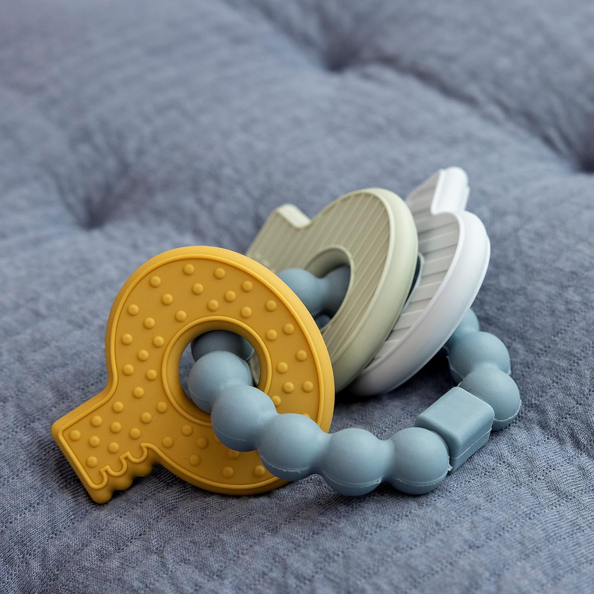 LITTLE DUTCH massaggiagengive in silicone 7,5 x 10 cm 4 m+ CHIAVI