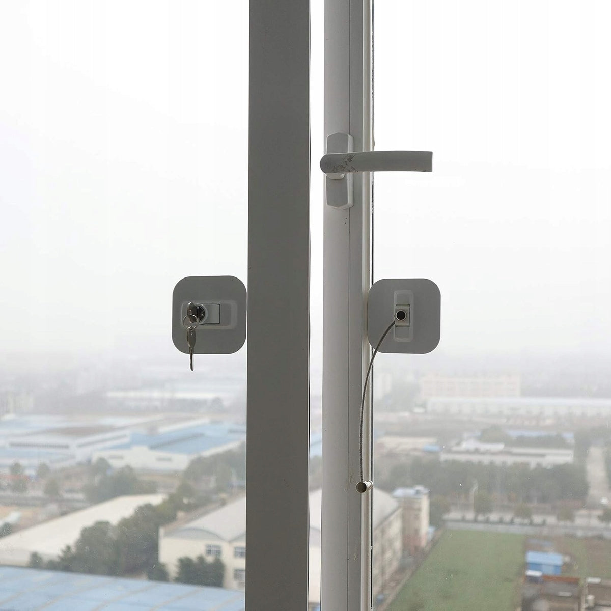 CHILD SAFETY LOCK blocare de siguranță pentru dulapuri și sertare 19 cm + 2 chei
