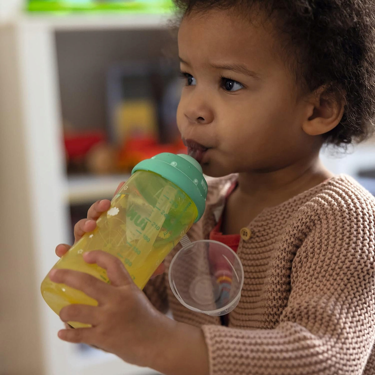 NUK Flexi Cup FLES met rietje 300 ml met kameleoneffect