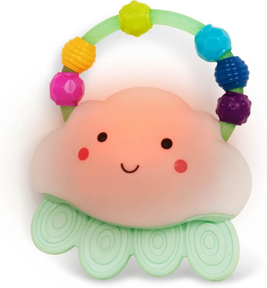 B.TOYS Rain-Glow Squeeze lampă din silicon cu jucărie dentiție NOR 11x13 cm