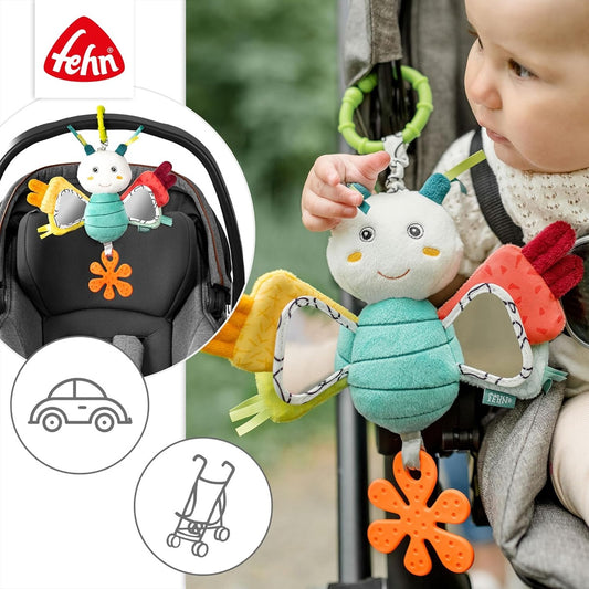 Colgante FEHN con vibraciones para cochecito, cuna, silla de coche MARIPOSA 23 cm