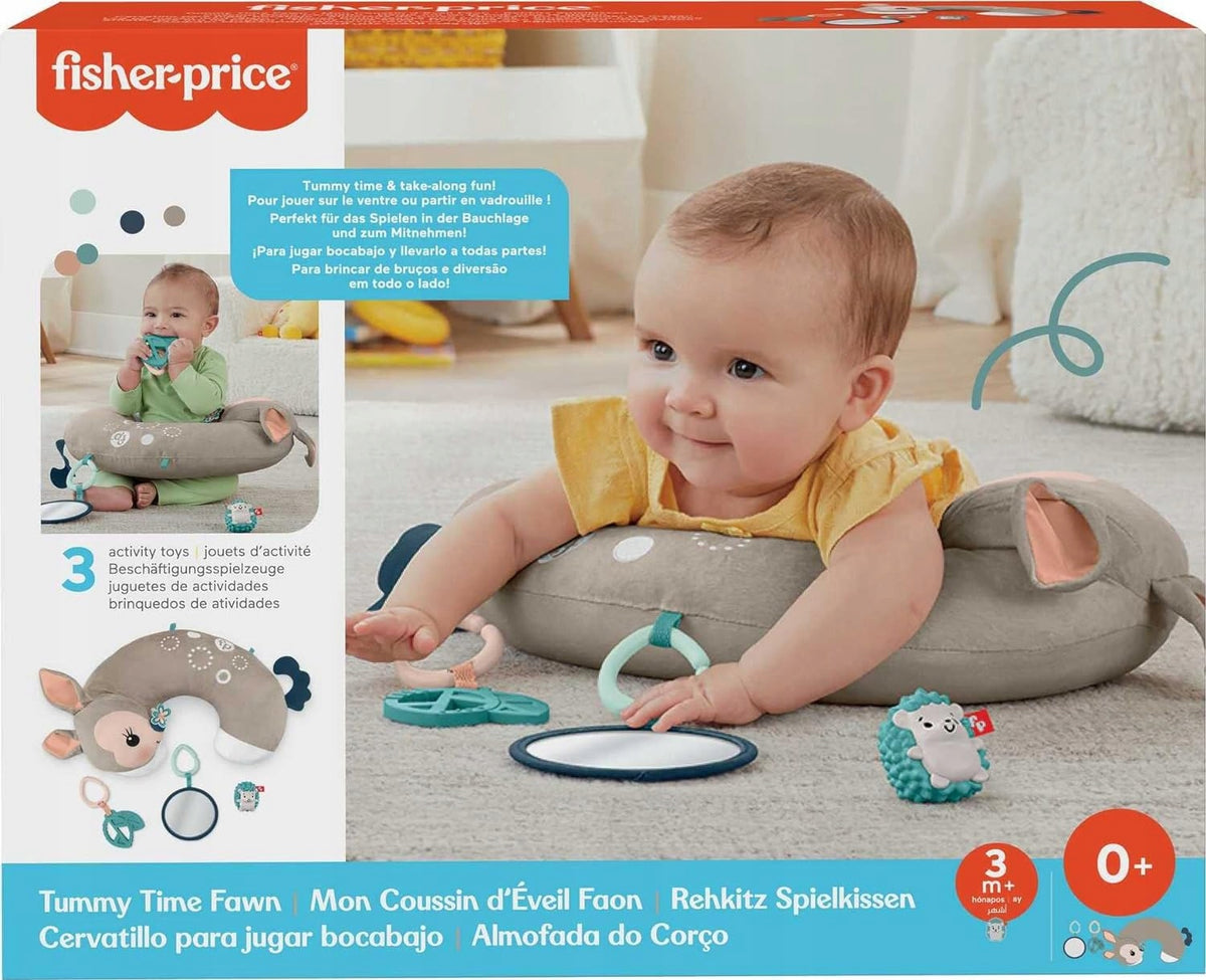 FISHER-PRICE cojín de juego para el tiempo boca abajo con ciervo