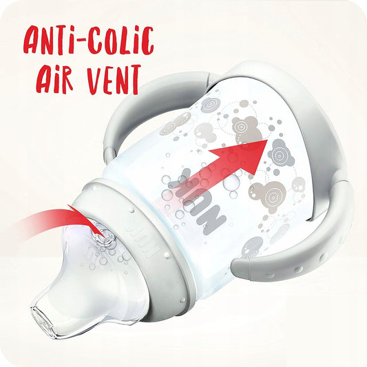 NUK Learner Cup CANĂ 150 ml indicator de temperatură