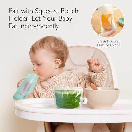 MOMCOZY Beutel Püree Quetschbeutel 10 Stück 200ml