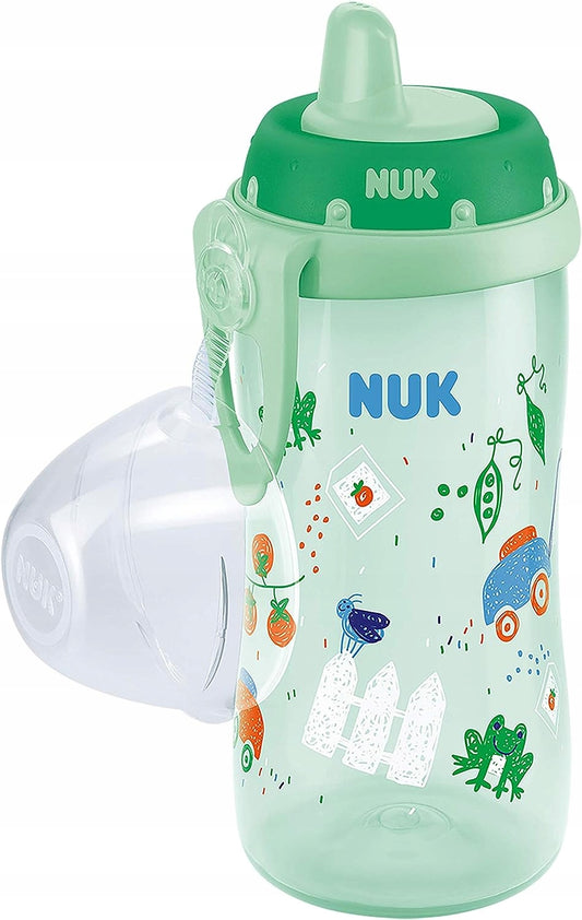NUK Kiddy Cup BOTTIGLIA con clip 300 ml
