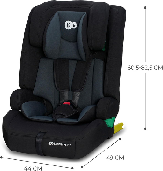 KINDERKRAFT SAFETY FIX 2 i-Size siège auto 9-36kg gr 1/2/3 ISOFIX