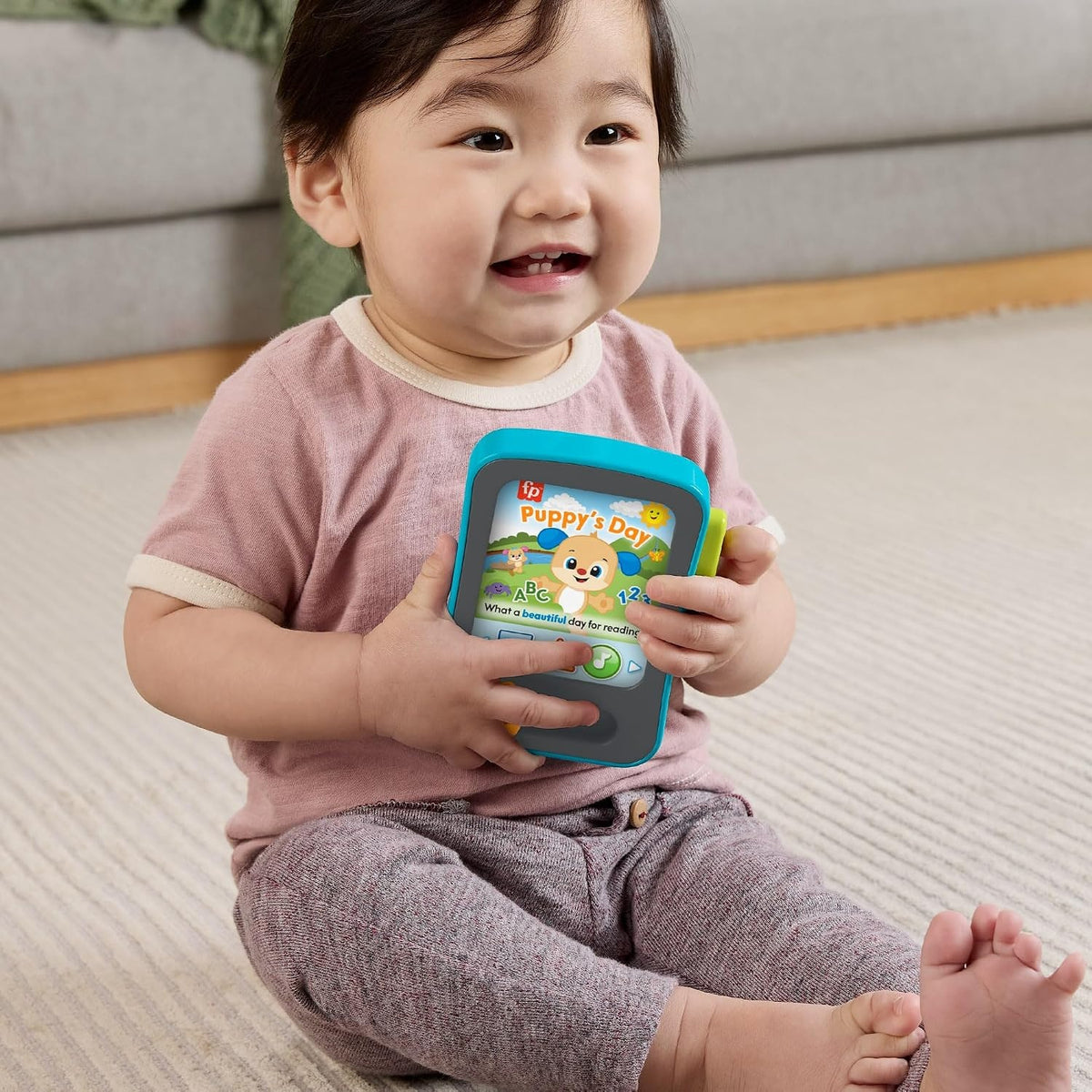 FISHER-PRICE JFK28 cititor de povești Cățelușei Învățăcele în 3 limbi