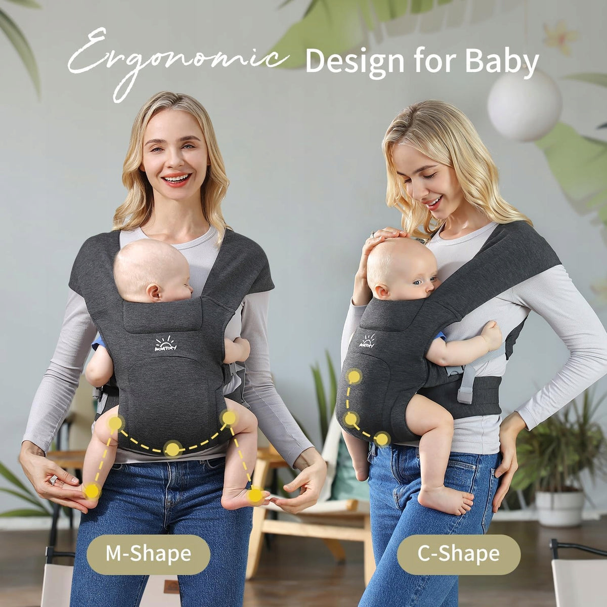 MOMTORY marsupiu ergonomic 3 - 12kg