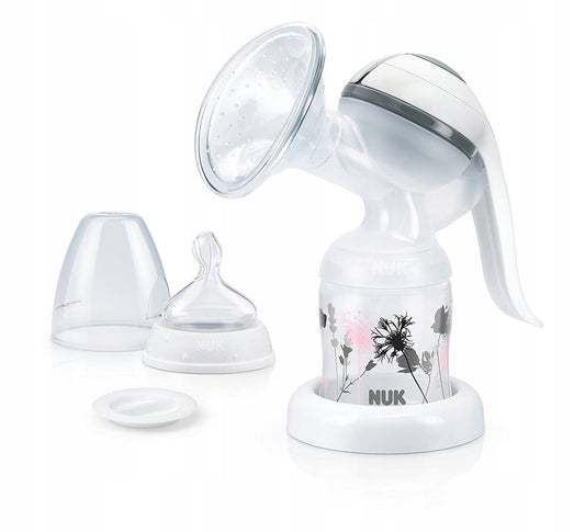 NUK Jolie pompă manuală de sân cu recipient pentru lapte