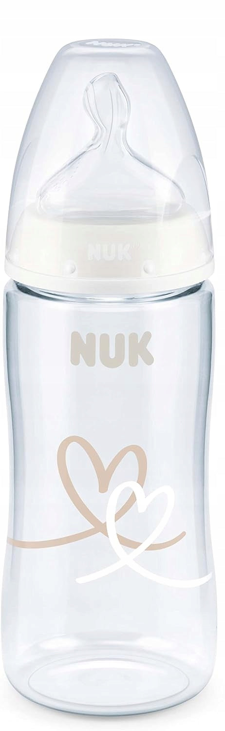 NUK First Choice+ 0-6 hónap 300 ml-es cumisüveg hőmérsékletjelzővel