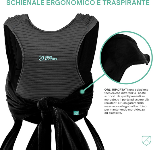 KOALA BABYCARE chusta elastyczna do noszenia max 15kg