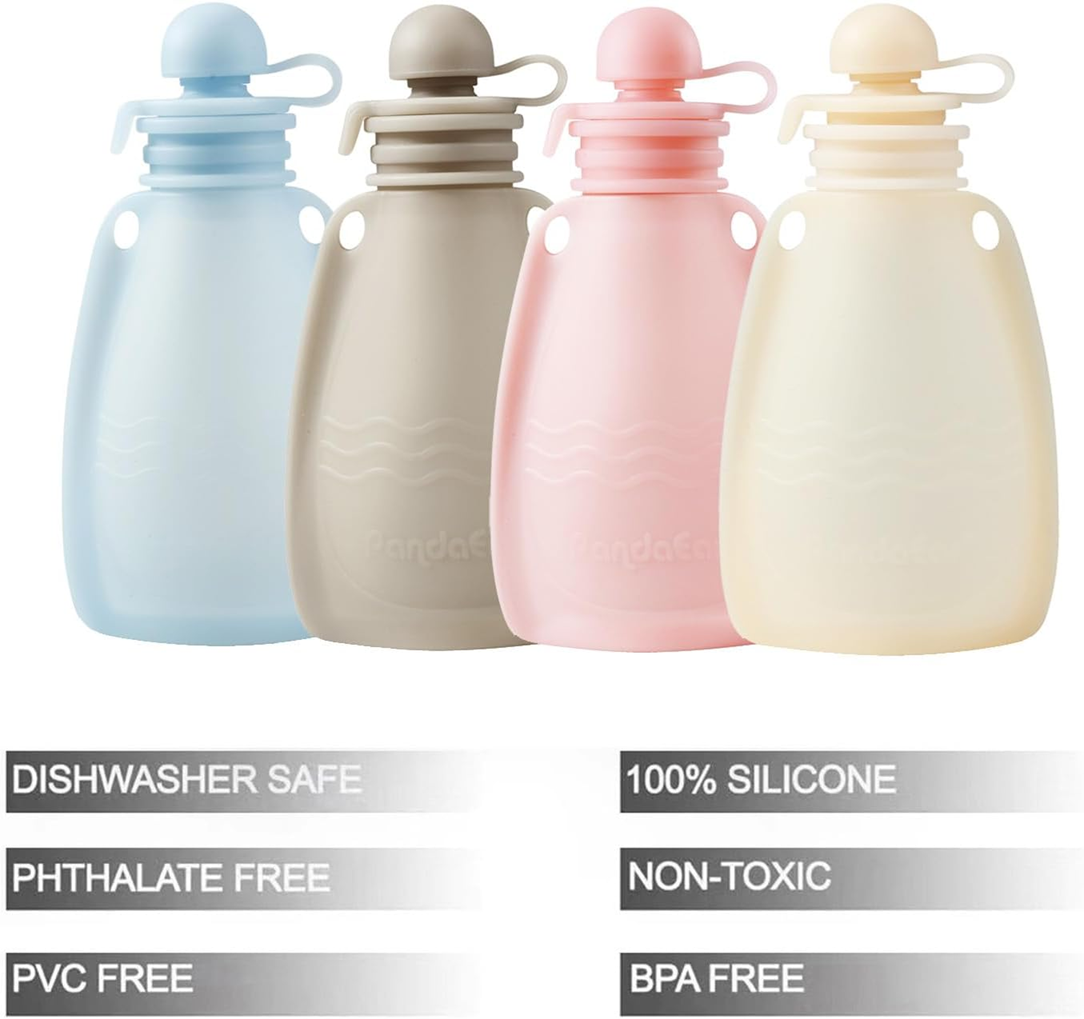 PANDAEAR Sacche per Conservazione Alimenti in silicone x4