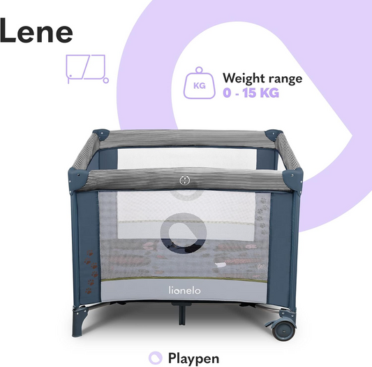 LIONELO FIE Reisebett Laufgitter 100x100cm BIS 15KG