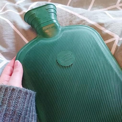 Termofor cu apă din cauciuc GRUNSPECHT 2 litri 20 x 36 cm