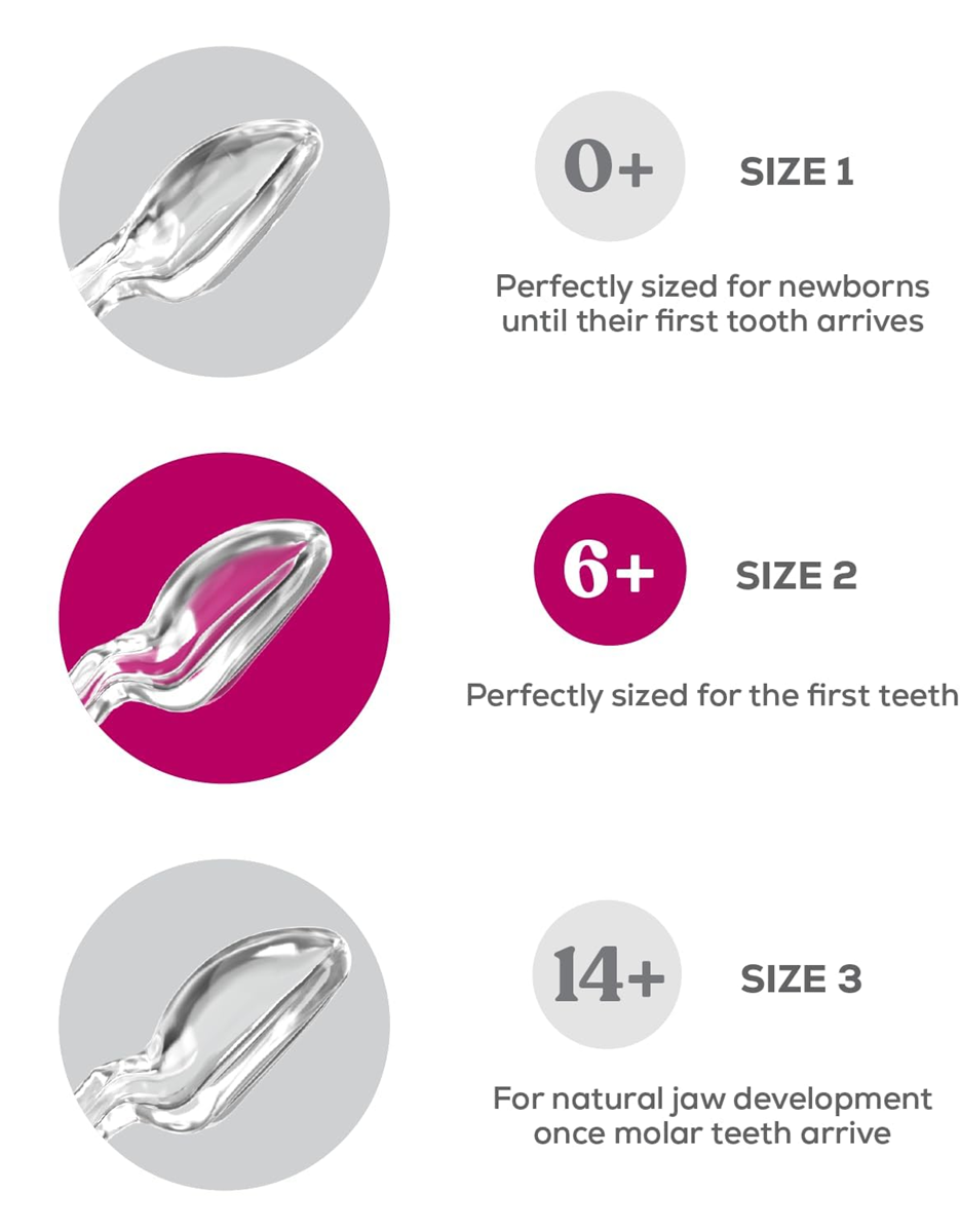 DENTISTAR silikónový cumlík na upokojenie 2x 6-14 mes.