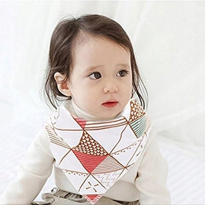 LULU MOON bandana slabbetjes 0-36msc x8