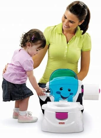 FISHER PRICE oliță Prima Mea Toaletă FĂRĂ SUNET