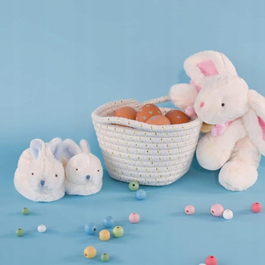 DOUDOU et COMPAGNIE Μαλακά παπουτσάκια για μωρά με κουδουνίστρες ΚΟΥΝΕΛΙΑ