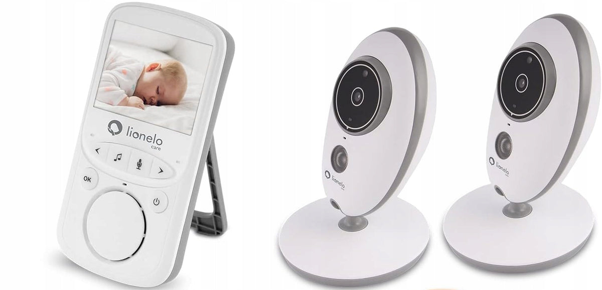 LIONELO Babyline 5.1 monitor electronic pentru bebeluși 2,4" VOX + 2 camere