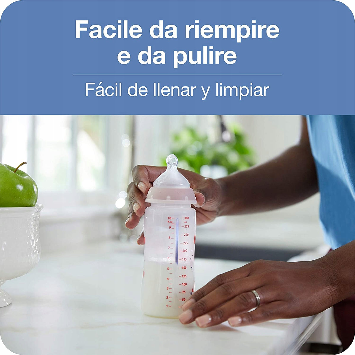 NUK First Choice +temperature-controlled bottle starter setbottle 120 ml x2, bottle 240 ml x2 +