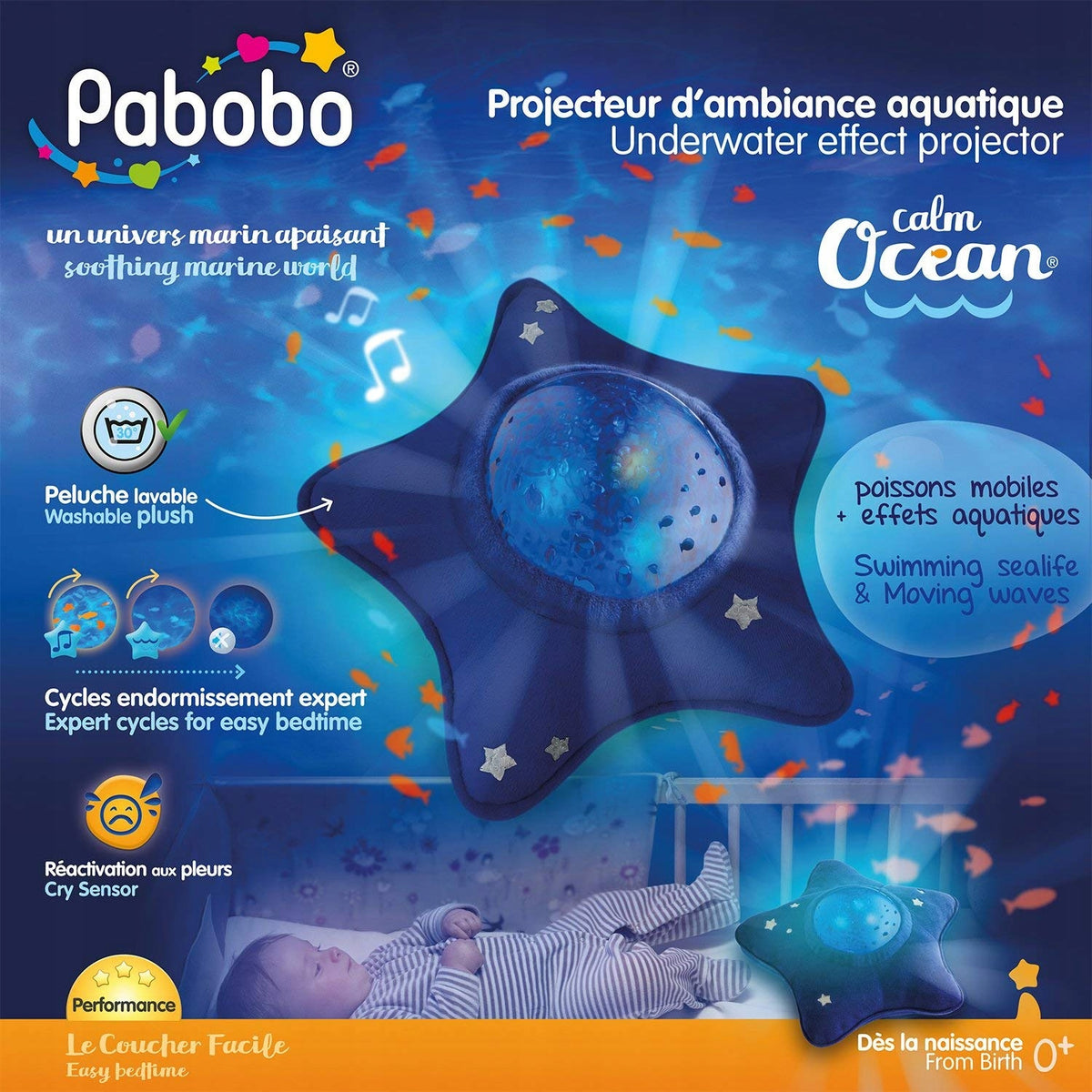PABOBO Ocean Liniștit PROIECTOR cu melodie