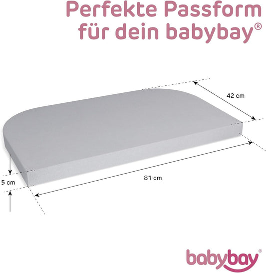 BABYBAY cearșaf cu elastic pentru Original 81x42 cm