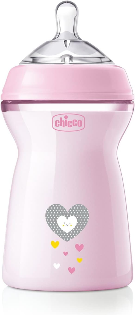 CHICCO NaturalFeeling Flasche 330 ml 6 M+ schneller Durchfluss