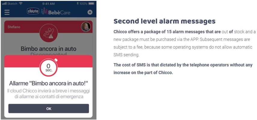 CHICCO BEBECARE Easy-Tech senzor sistem pentru scaun auto copii