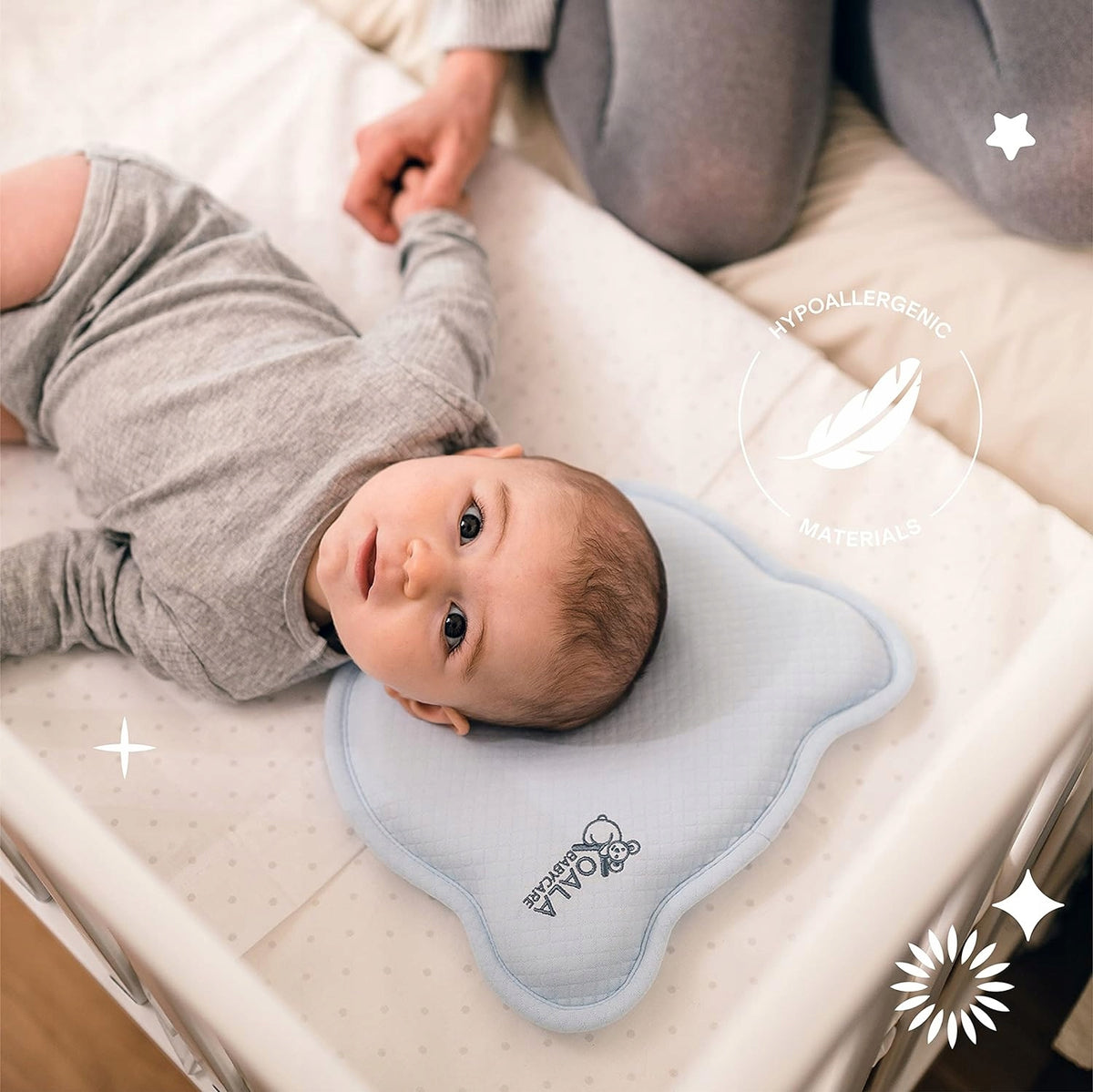 KOALA BABYCARE csecsemő párna 0+ huzattal