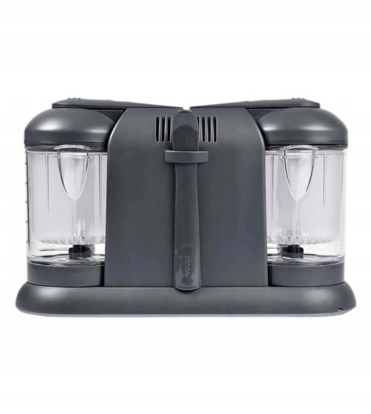 BEABA Babycook Duo ROBOT KUCHENNY 4w1 2200 ml, ciemnoszary parowar i mikser do przygotowywania posiłków dla dziecka