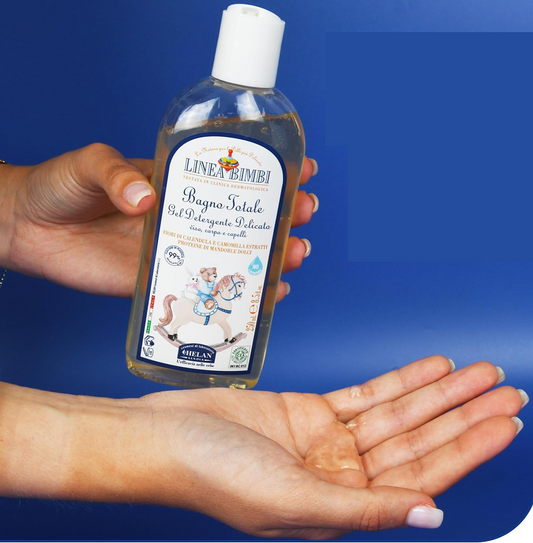 HELAN Linea Bimbi bath gel and hair shampoo