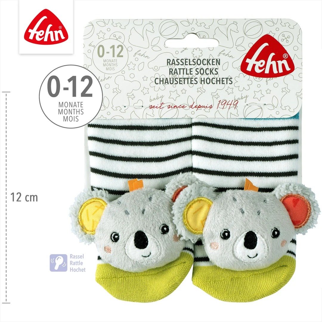 Fehn Koala rattle socks