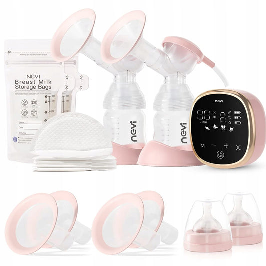 NCVI tire-lait électrique double + coussinets, sachets de conservation du lait