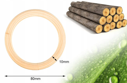 ROSEWINEC Ξύλινο δαγκωτήρι DIY βραχιόλι δαχτυλίδι παιχνιδιού 1 τεμάχιο