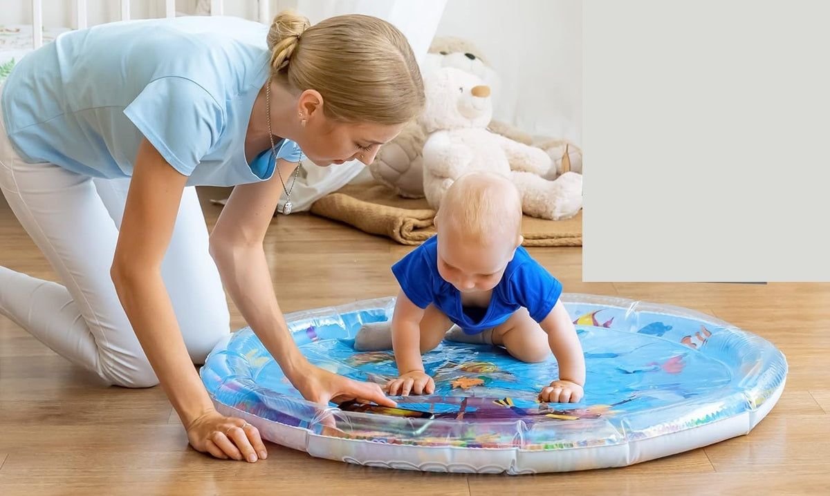 NOUBABY XXL mata wodna do zabawy na brzuszku 100 cm OCEAN