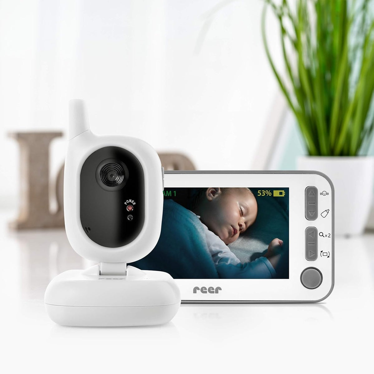 REER BabyCam L digital videobabyvakt 4,3" TFT FHSS