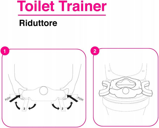 OK BABY 3în1 oliță clasică, de călătorie, adaptor pentru toaletă + 3 pungi