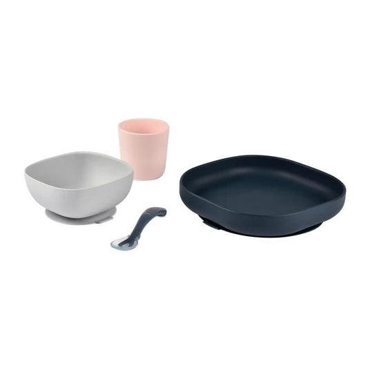 BEABA set di stoviglie in silicone con ventosa