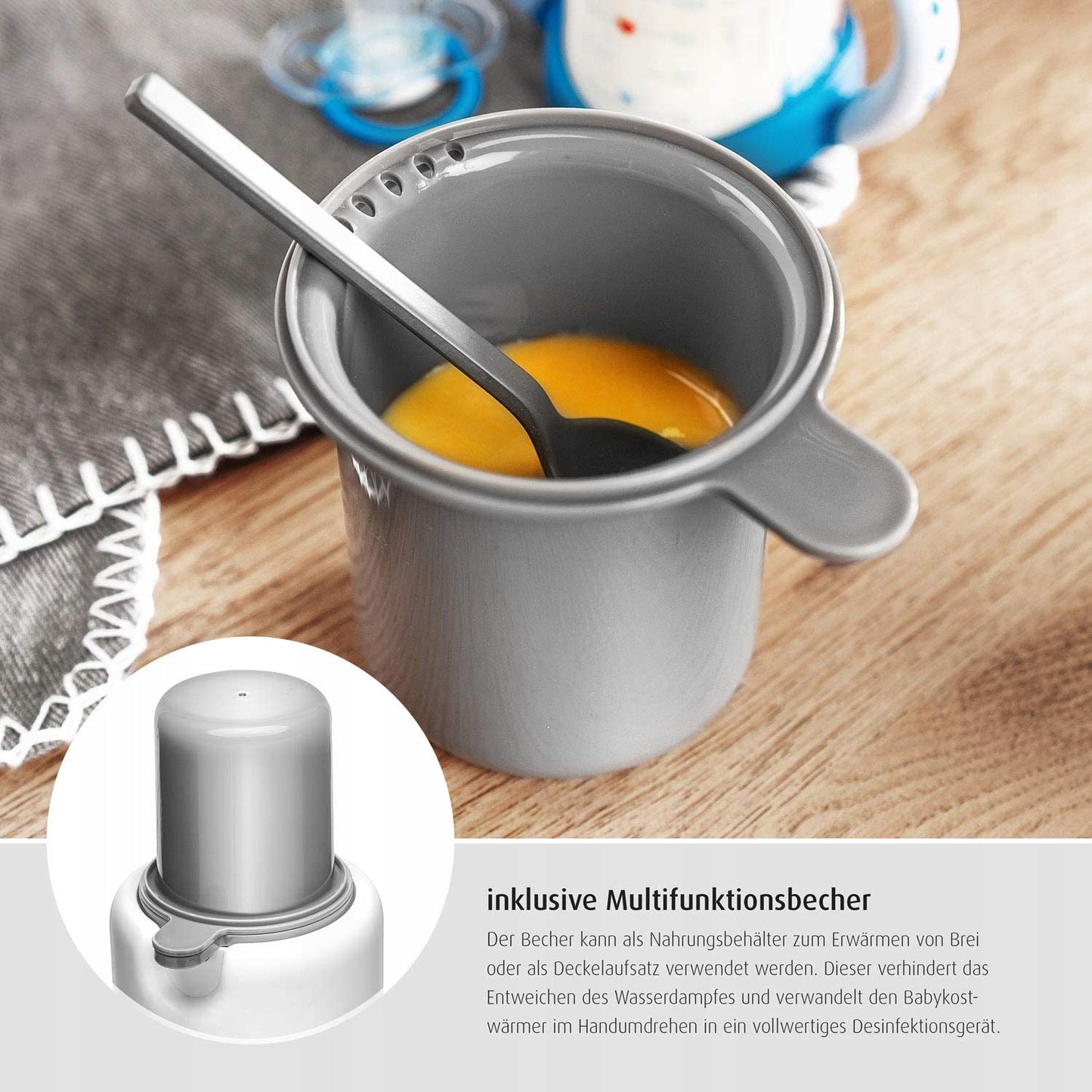 REER TURBOFOOD 90 másodperces cumisüveg-melegítő