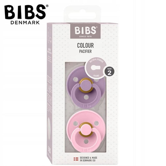 BIBS COLOUR succhietti calmanti 2 pezzi caucciù 6 mesi+