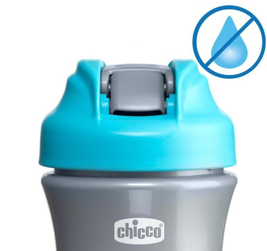 CHICCO Vaso antigoteo con boquilla y pajita Pop-up Cup 350 ml 2 a+
