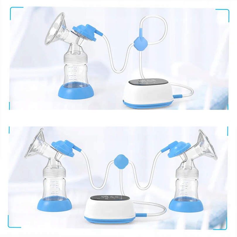 ECCOMUM pompă de sân electrică dublă BPA FREE