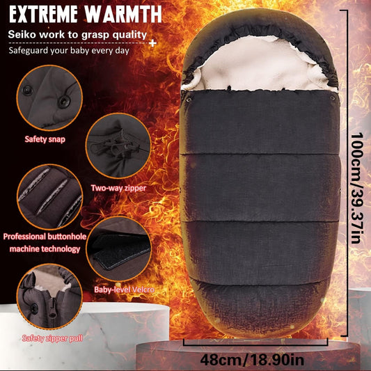 sac de dormit universal pentru cărucioare, CĂPTUȘIT, 0–3 ani
